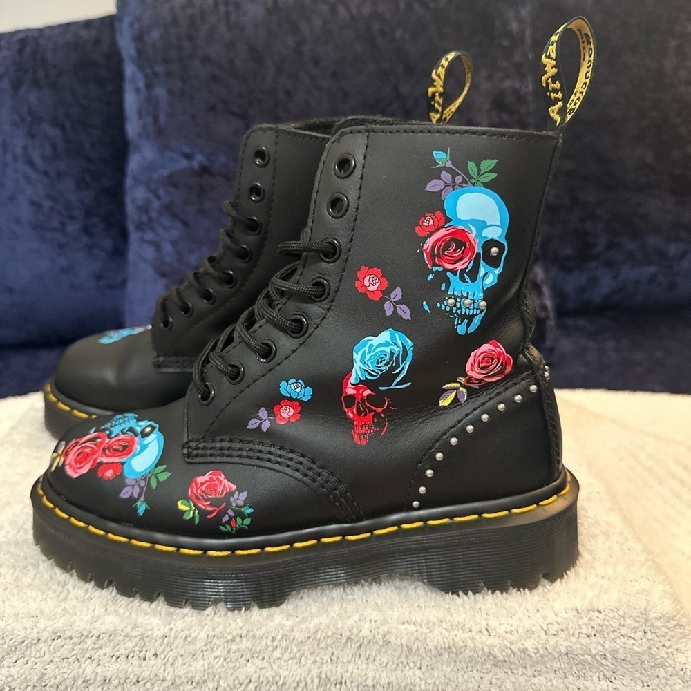 Dr. Martens 1460 Pascal Bex Rose Fantasy Limited Edition, Rare!